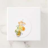 イタリアンスタイルのAperol Spritz ブライズシャワー フェイバータグ (インサイチュ)