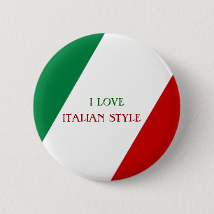 イタリアンスタイルボタン 缶バッジ