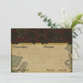 イタリアンスタイルレシピカード (スタンド正面)