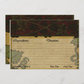 イタリアンスタイルレシピカード (正面/裏面)