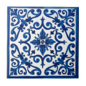 イタリアンスタイル地中海の,モザイク,青, タイル (正面)