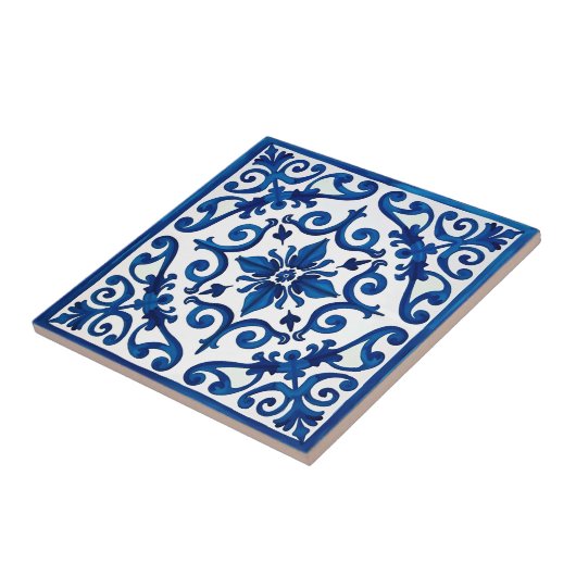 イタリアンスタイル地中海の,モザイク,青, タイル (側面)