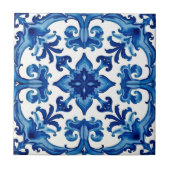 イタリアンスタイル地中海の,モザイク,青, タイル (正面)