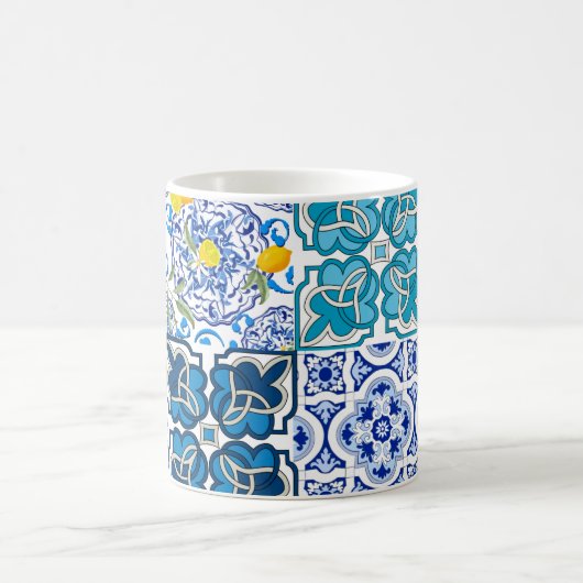 イタリアンスタイル鮮やか コーヒーマグカップ (中央)