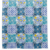 イタリアンスタイル鮮やか シャワーカーテン (正面)