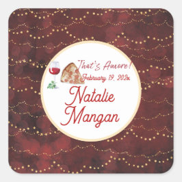 イタリアンスタイル アモーレ ブライダルシャワー スクエアシール