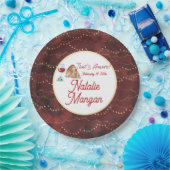 イタリアンスタイル アモーレ ブライダルシャワー ペーパープレート (パーティー)