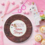 イタリアンスタイル アモーレ ブライダルシャワー ペーパープレート (パーティー)