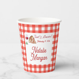 イタリアンスタイル アモーレ 2 ブライダルシャワー 紙コップ