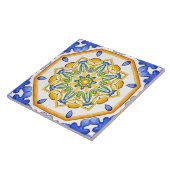 イタリアンスタイル，タイル，マジョリカオールオーバープリント タイル (側面)