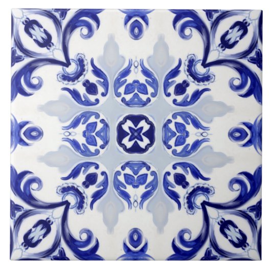 イタリアンスタイル，タイル，マジョリカオールオーバープリント タイル (正面)