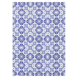 イタリアンスタイル，タイル，マジョリカオールオーバープリント テーブルクロス