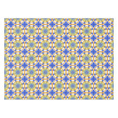 イタリアンスタイル，タイル，マジョリカオールオーバープリント テーブルクロス (正面(横))