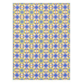 イタリアンスタイル，タイル，マジョリカオールオーバープリント テーブルクロス (正面)