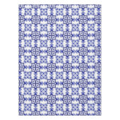 イタリアンスタイル，タイル，マジョリカ全面プリントエプロン テーブルクロス (正面)