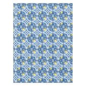 イタリアンスタイル，タイル，マジョリカ，レモン，オールオーバープリント テーブルクロス (正面)