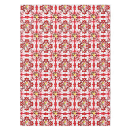 イタリアンスタイル，タイル，マジョリカ，レモン，オールオーバープリント テーブルクロス