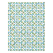 イタリアンスタイル，タイル，マジョリカ，レモン，オールオーバープリント テーブルクロス (正面)