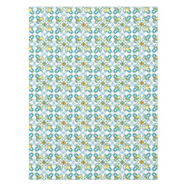 イタリアンスタイル，タイル，マジョリカ，レモン，オールオーバープリント テーブルクロス