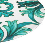 イタリアンスタイル，モザイク，緑 カッティングボード (角)