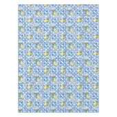 イタリアンスタイル,地中海の，マジョリカ，レモン， テーブルクロス (正面)