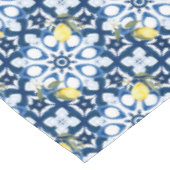 イタリアンスタイル,地中海の，マジョリカ，レモン， テーブルクロス (アングル)