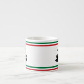 イタリアンストライプエスプレッソ エスプレッソカップ (正面)