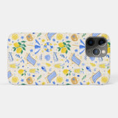 イタリアンスマーフレモンビーチ柄 Case-Mate iPhoneケース (裏面(横))