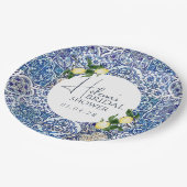 イタリアンテーマ紙プレート | エレガントブライダルシャワー ペーパープレート (アングル)