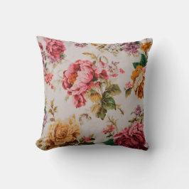 イタリアンデザインと花の美しい クッション