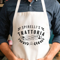 イタリアントラットリアパーソナライズされたのロゴ