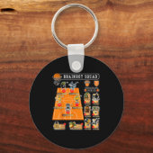 イタリアンバスケのチームスポーツミームおもしろい キーホルダー (正面)