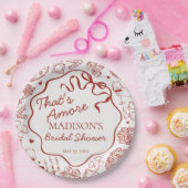 イタリアンパスタ ザッツ アモーレ ブライズシャワー ペーパープレート (パーティー)