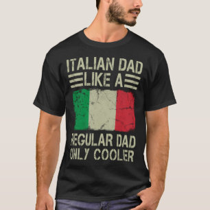 イタリアンパパは通常のパパと同じクールおもしろいD Tシャツ