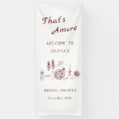 イタリアンピザとワインのブライズルシャワー That's amore 横断幕 (縦)