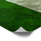 イタリアンフラグの期限切れ鋼効果 ポスター (角)