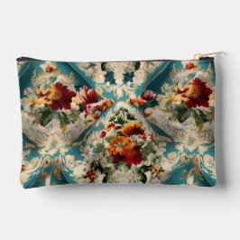 イタリアンフローラダマスクお洒落パターン アクセサリーポーチ