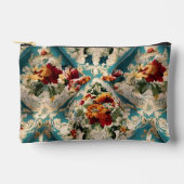 イタリアンフローラダマスクお洒落パターン アクセサリーポーチ (正面)