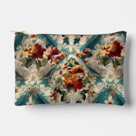 イタリアンフローラダマスクお洒落パターン アクセサリーポーチ