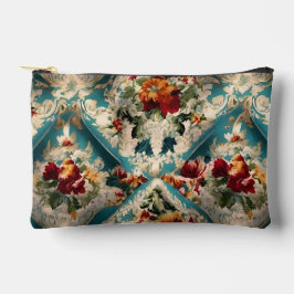 イタリアンフローラダマスクお洒落パターン アクセサリーポーチ