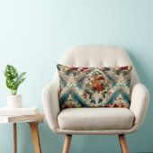 イタリアンフローラダマスクお洒落パターン ランバークッション (椅子)