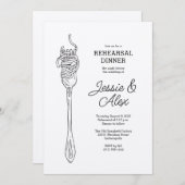 イタリアンフードパーティー 招待状 (正面/裏面)