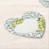 イタリアンブルータイルレモン ペーパーコースター (アングル)