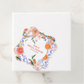 イタリアンブルータイル メディテレーニアンの花嫁のシャワー フェイバータグ (インサイチュ)