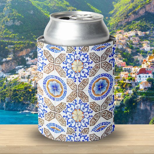 イタリアンブルーモザイク 缶クーラー