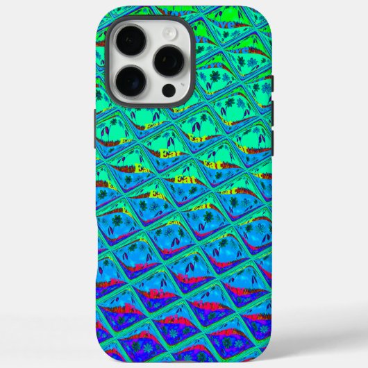 イタリアンブルー人魚モチーフアートプリント Case-Mate iPhoneケース (裏面)