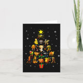 イタリアンブレインロット・ミーム クリスマスツリー ブレインロット Xmas カード (正面)