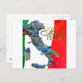 「イタリアンブート」 ポストカード (正面/裏面)