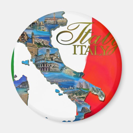 「イタリアンブート」 マグネット (正面)