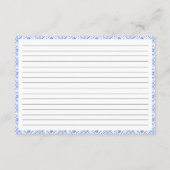 イタリアンポジティアーノブルー レシピ for the ブライド エンクロージャーカード (裏面)